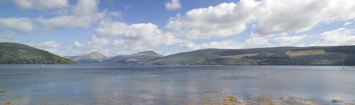 Loch Fyne, the view from Newton Hall