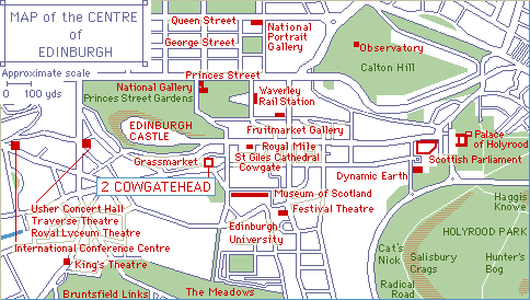 Map of  Edinburgh