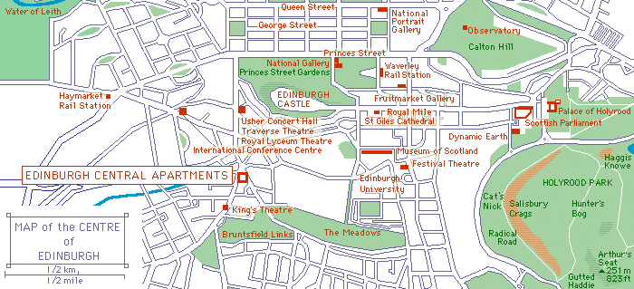 map of the area